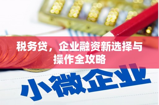 杜集税务贷，企业融资新选择与操作全攻略