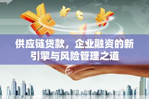 杜集供应链贷款，企业融资的新引擎与风险管理之道
