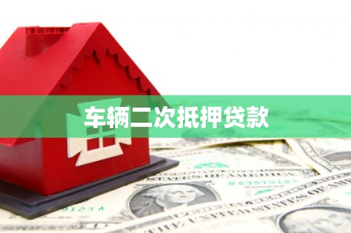 杜集车辆二次抵押贷款
