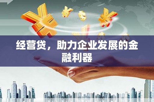 杜集经营贷，助力企业发展的金融利器