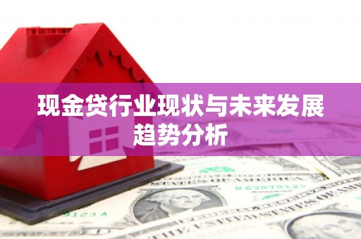 杜集现金贷行业现状与未来发展趋势分析