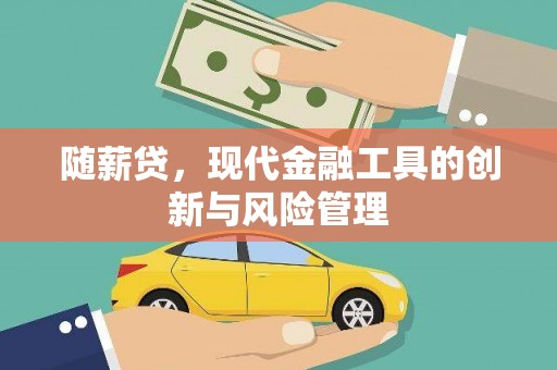 杜集随薪贷，现代金融工具的创新与风险管理