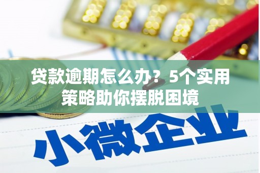 杜集贷款逾期怎么办？5个实用策略助你摆脱困境