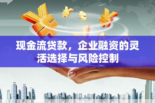 杜集现金流贷款，企业融资的灵活选择与风险控制