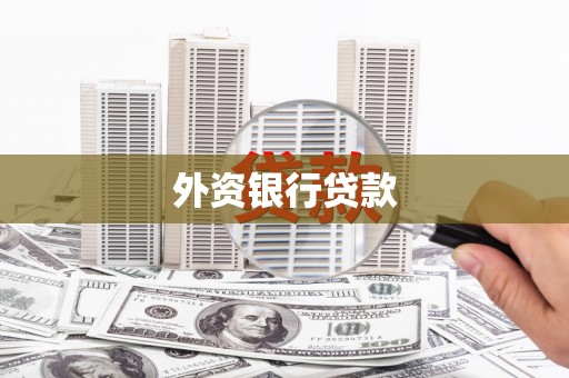 杜集外资银行贷款