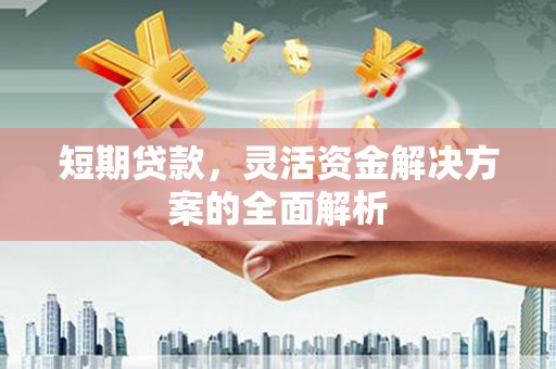 杜集短期贷款，灵活资金解决方案的全面解析