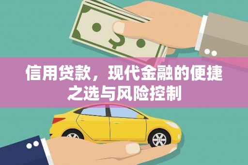 杜集信用贷款，现代金融的便捷之选与风险控制
