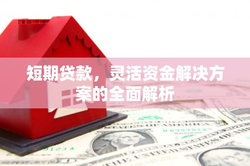 杜集短期贷款，灵活资金解决方案的全面解析