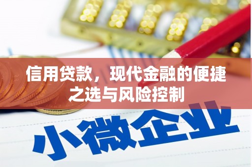 杜集信用贷款，现代金融的便捷之选与风险控制