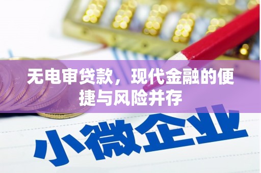 杜集无电审贷款，现代金融的便捷与风险并存