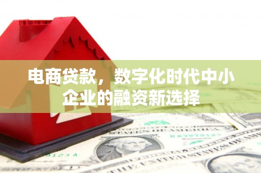 杜集电商贷款，数字化时代中小企业的融资新选择