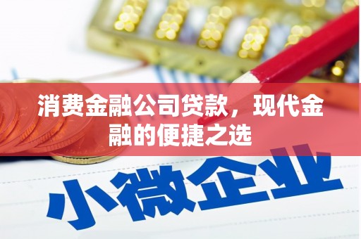 杜集消费金融公司贷款，现代金融的便捷之选