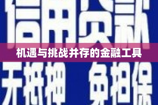 杜集机遇与挑战并存的金融工具