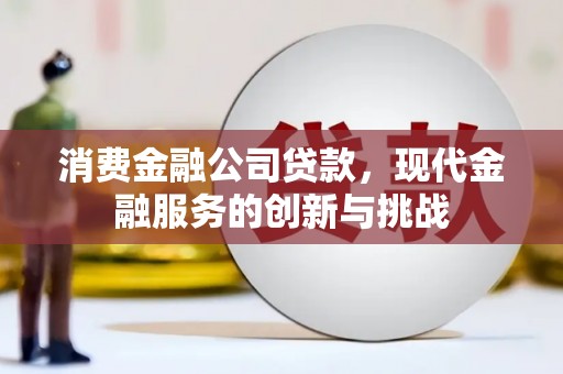 杜集消费金融公司贷款，现代金融服务的创新与挑战