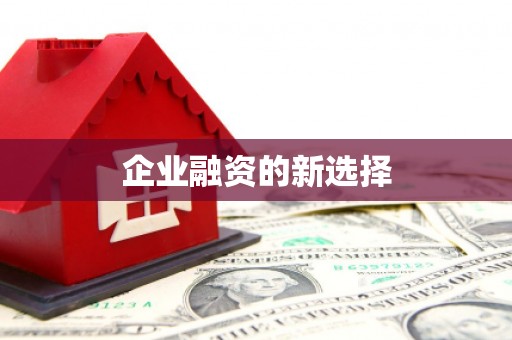 杜集企业融资的新选择