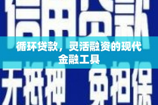杜集循环贷款，灵活融资的现代金融工具