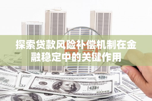 杜集探索贷款风险补偿机制在金融稳定中的关键作用