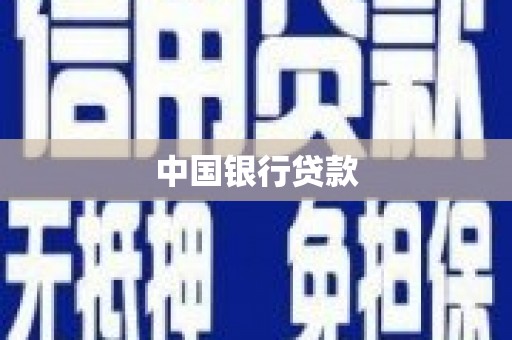 杜集中国银行贷款
