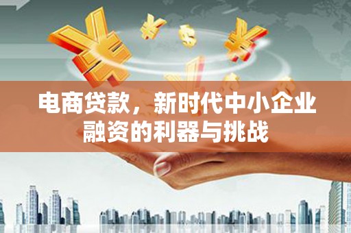 杜集电商贷款，新时代中小企业融资的利器与挑战
