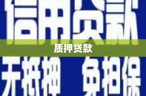 杜集质押贷款