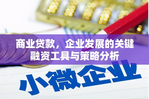 杜集商业贷款，企业发展的关键融资工具与策略分析