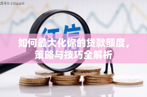 杜集如何最大化你的贷款额度，策略与技巧全解析