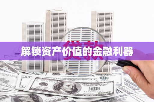 杜集解锁资产价值的金融利器